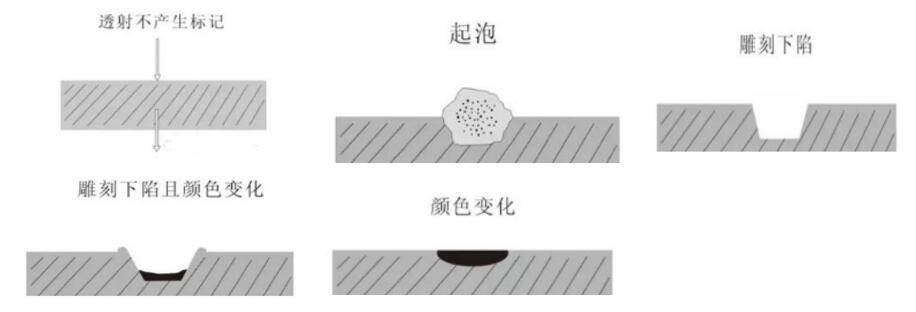 激光打標在塑料托盤上的反應